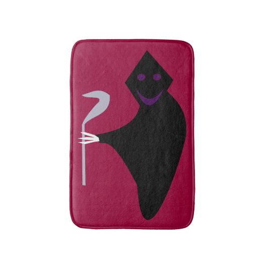 Grim Reaper Halloween Bath Mat (Voorkant Verticaal)