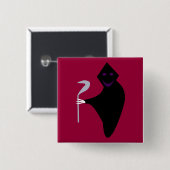 Grim Reaper Halloween Button (Voorkant /achterkant)