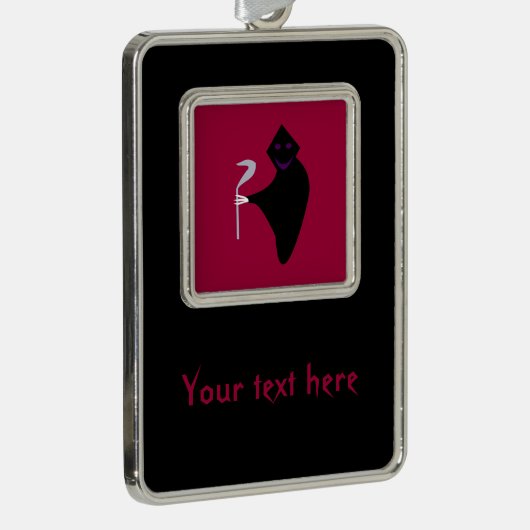 Grim Reaper Halloween Custom Ornament (Rechts)