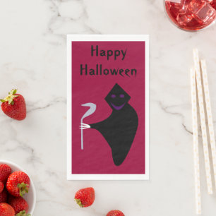 Grim Reaper Halloween Custom Servet