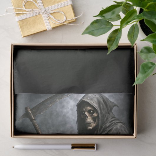 Grim Reaper Halloween Decoupage Tissue Paper Tissuepapier (Geschenk)