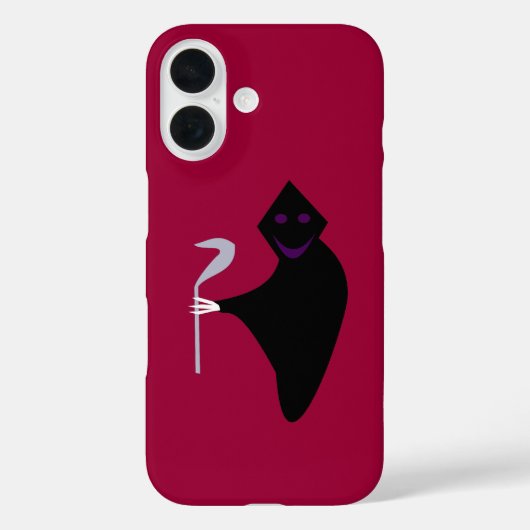 Grim Reaper Halloween iPhone Case (Achterkant)