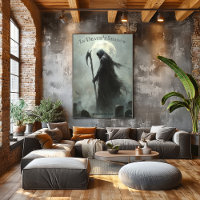 Grim Reaper Halloween met Full Moon Design