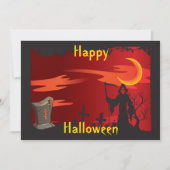 Grim Reaper Halloween Party Invitation (Devant)