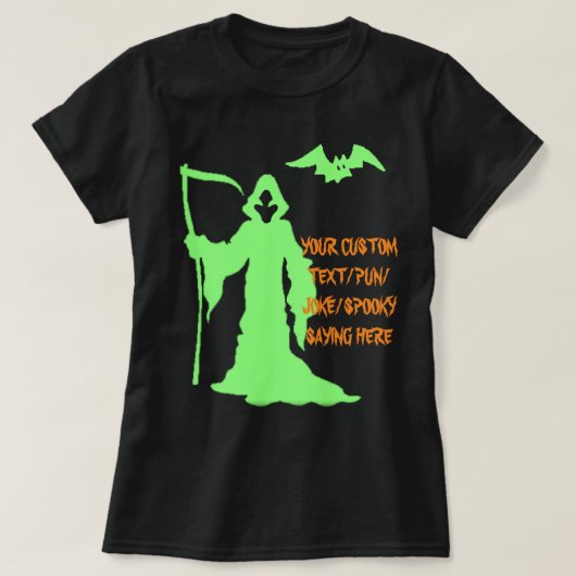 Grim Reaper Halloween Shirt - Funny Pun T-shirt (Design voorkant)