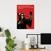 Grim Reaper heet als hel sterven om te ontmoeten Poster (Thuiskantoor)