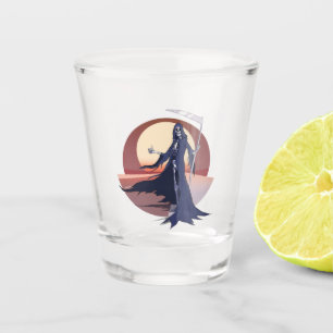 Grim Reaper Hitchhiking Shot Glas
