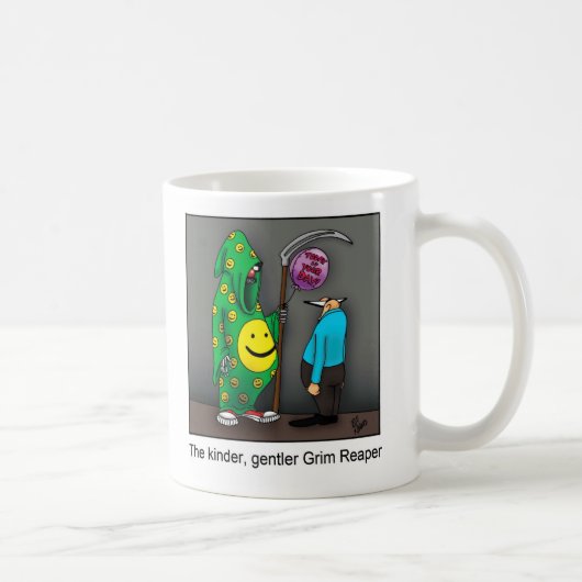 Grim Reaper Humor Mok "Spectickles (Rechts)