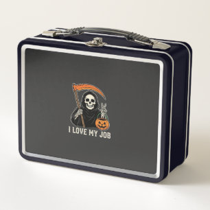 Grim Reaper Ik Hou Van Mijn Baan Halloween-ontwerp