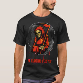 Grim Reaper "Ik wacht op jou" Dark Art T-shirt