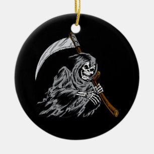 Grim Reaper Keramisch Ornament