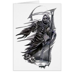 Grim Reaper neemt zielen