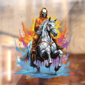 Grim Reaper of the Wild West Raamsticker (Vel 2)