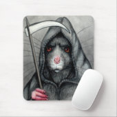 Grim Reaper Rat Mousepad Muismat (Met muis)