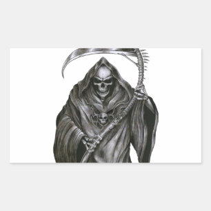 Grim Reaper Rechthoekige Sticker