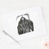 Grim Reaper Rechthoekige Sticker (Envelop)