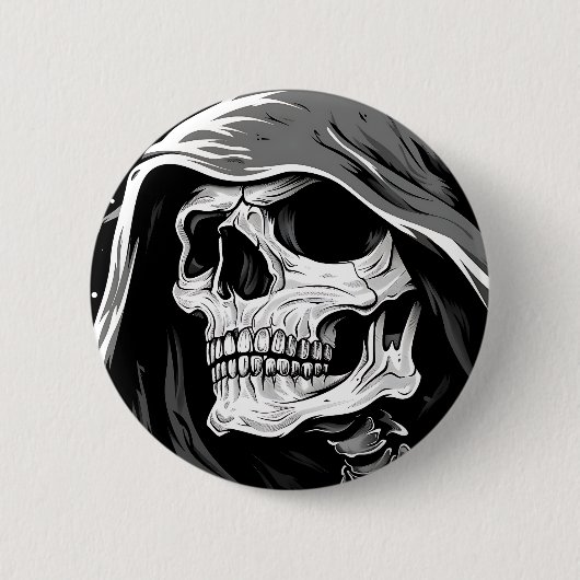 Grim Reaper Ronde Button 5,7 Cm (Voorkant)