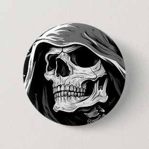 Grim Reaper Ronde Button 5,7 Cm