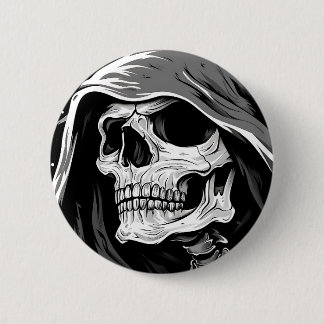 Grim Reaper Ronde Button 5,7 Cm