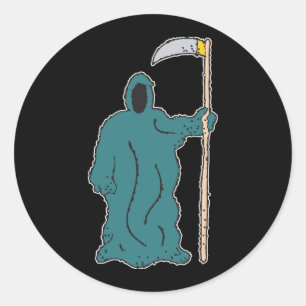 Grim Reaper Ronde Sticker