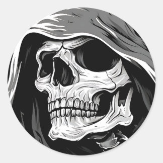 Grim Reaper Ronde Sticker