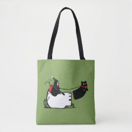 Grim Reaper Santa Seasons Groeten Draagtas