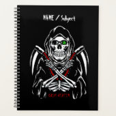 Grim Reaper Scythe Décès Skeleton Bones Halloween (Devant)