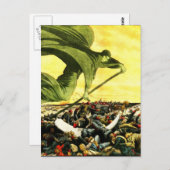 Grim Reaper Sky briefkaart (Voorkant / Achterkant)