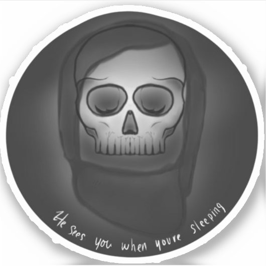 Grim Reaper Sticker (Voorkant)