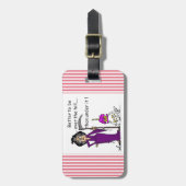 Grim Reaper Verjaardag Humor Bagagelabel (Voorkant verticaal)