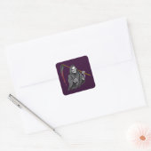 Grim Reaper Vierkante Sticker (Envelop)