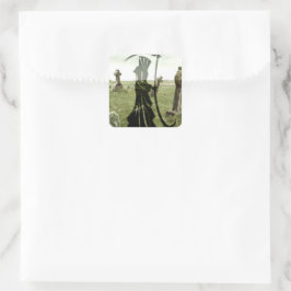 Grim Reaper Vierkante Sticker
