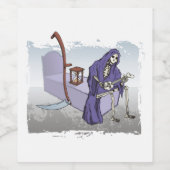 Grim Reaper Wijn Etiket (Enkel label)