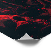 Grim Reaper zittend op troon Poster (Hoek)