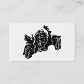 Grim Reaper zwart Visitekaartje (Achterkant)