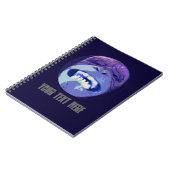 Grimaçant le carnet de notes à spirale de visage (Côté gauche)