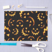 Grimacerie du papier de soie de soie de citrouille (Artisanat)