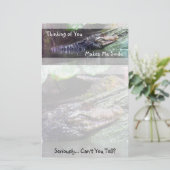 'Grimaces d'alligator : Pensée à vous - papeterie (Debout devant)