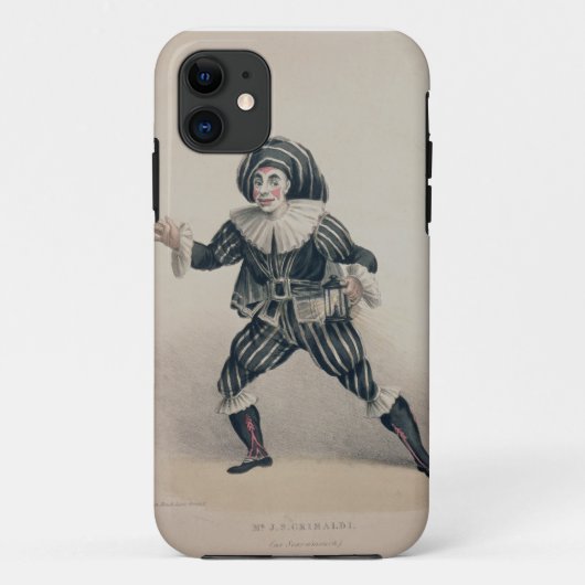 Grimaldi als Scaramouche uit de Commedia dell'Ar Case-Mate iPhone Case (Achterkant)