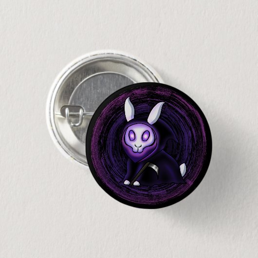 Grimbun Ronde Button 3,2 Cm (Voorkant /achterkant)