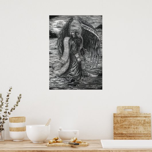 Grime Reaper Poster - Wanneer het Man rond komt (Keuken)