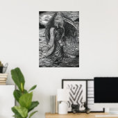 Grime Reaper Poster - Wanneer het Man rond komt (Thuiskantoor)