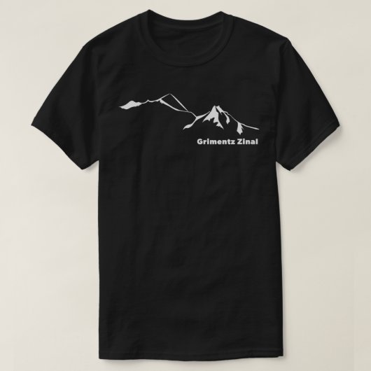 Grimentz Zinal Zwitserland T-shirt (Design voorkant)