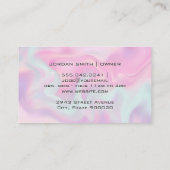 Griminkit | Pastel Gradiënt Vloeibaar Visitekaartje (Achterkant)