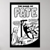 Grimm Reaper Man Holding Back time Stripkunst Poster (Voorkant)