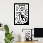 Grimm Reaper Man Holding Back time Stripkunst Poster (Thuiskantoor)
