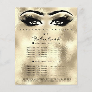 Grimmer Beauty Lash Glitter Flyer Eyes Goud