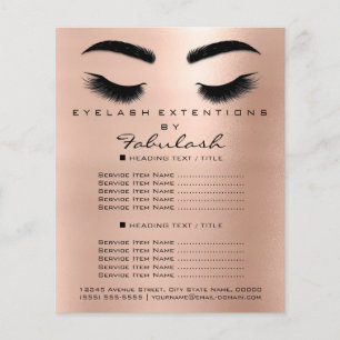 Grimmer Beauty Salon Gouden Glitter Flyer SPA