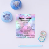 Grimmer Lash Glitter Prijslijst Blauw Roze2 Flyer (Enkel)