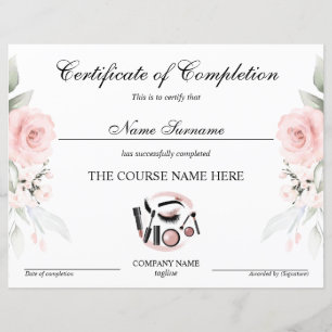 Grimmer Mascara Certificaat van voltooiing